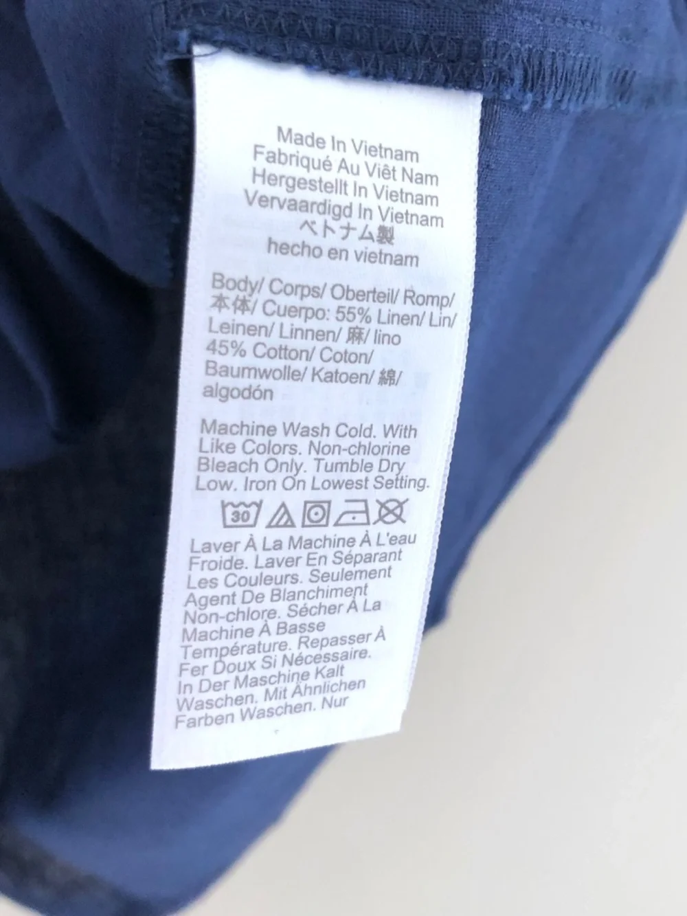 SOLD☀️NWT J.Crew Factory Linen-blend Button-front Shell - Picture 4 of 4